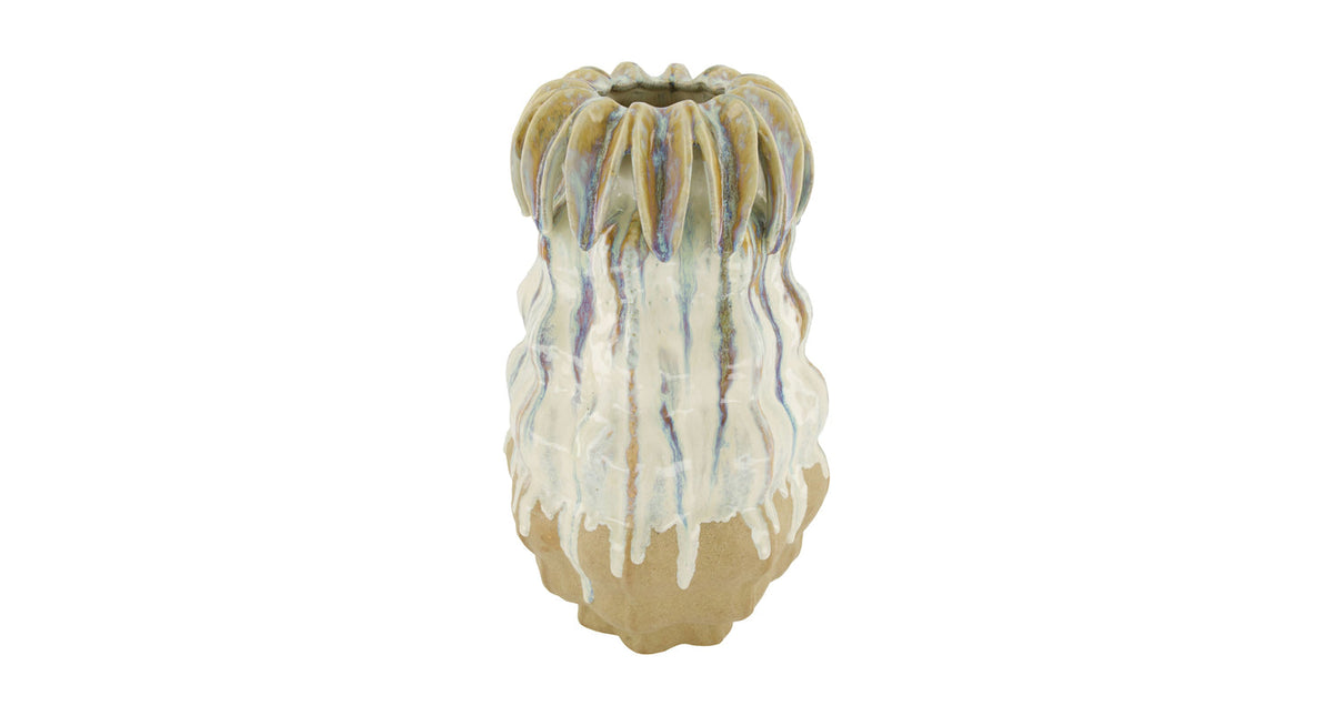 Vase ceramic 23x23x43cm multi