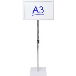 Displaystandaard viking basic a3 zilver