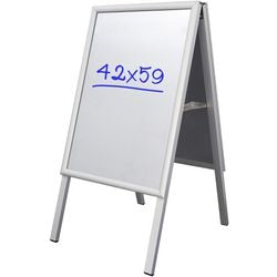 Stoepbord viking a2 zilver