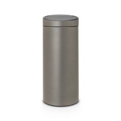 Brabantia touch bin prullenbak - 30 liter - platinum