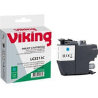 Inktcartridge viking lc3213cy compatibel cyaan