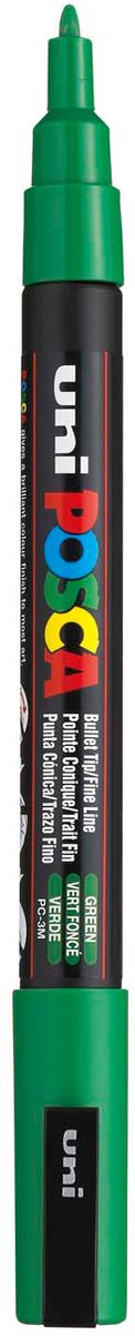 Posca uni uni verfmarker 3m donkergroen