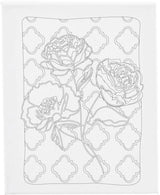 Creativ company schildercanvas met print bloemenlandschap - 24x30cm