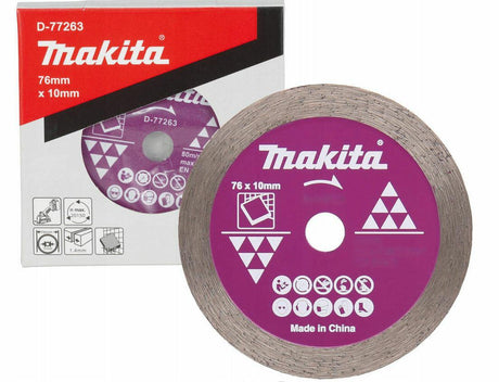 Makita diamantschild 76x10mm volledig (droog)