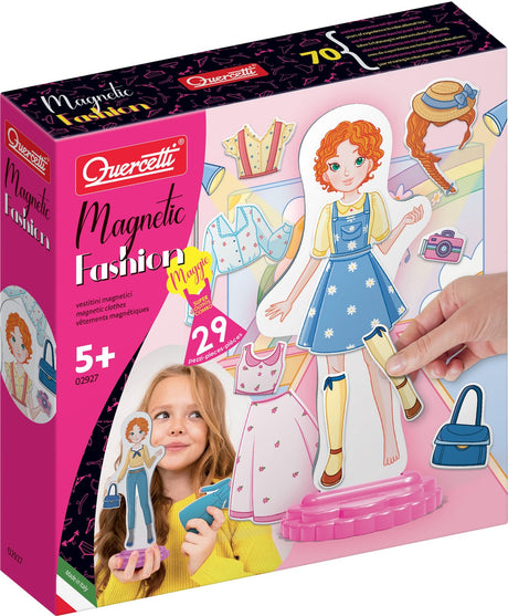 Quercetti magnetische mode aankleedpop, 29dlg.