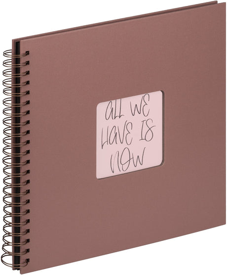 Walther sa-110-mm fun - spiraal album - formaat 30 x 30 cm - mocha mousse