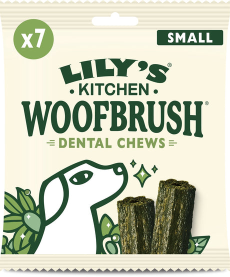 Lily's kitchen - hondensnacks - woofbrush natural dental chew - small 5 x 154 g