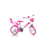 Dino bikes dino meisjesfiets little heart 16 inch wit roze