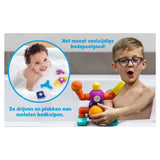 Blockaroo Magnetesch Faamblocken Roboter Box, 10Dlg.