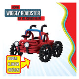 CLICS SPAGHETEZEZ Roadsters Wiggly Roads Flexible Building Barras, 46dlg.