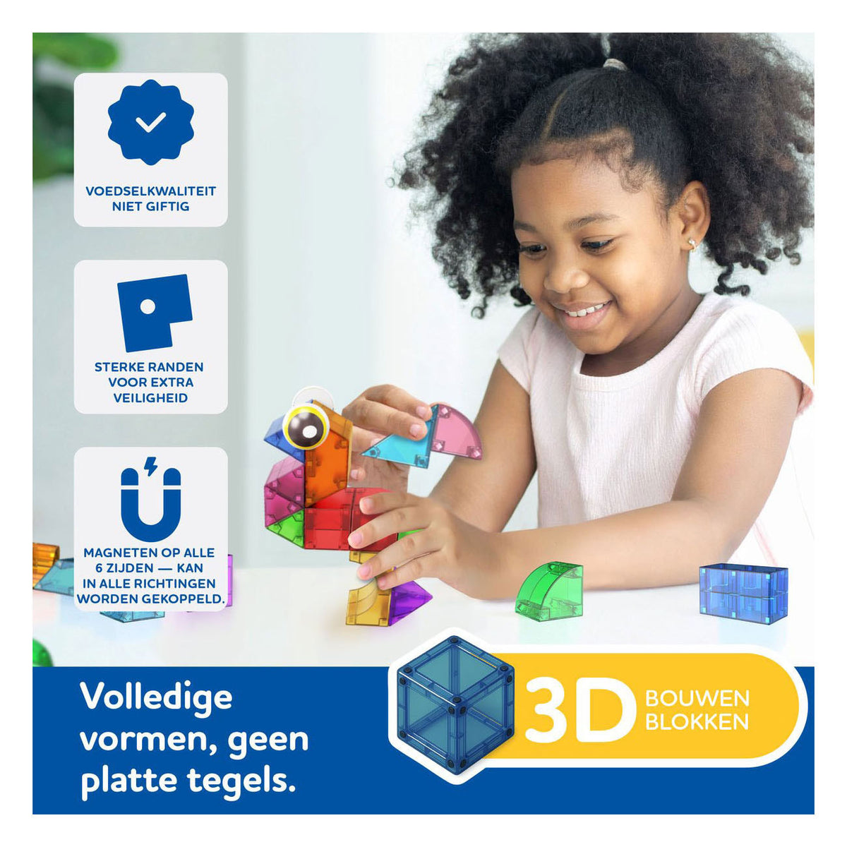 Clics cubo creative pack magnetisch bouwspeelgoed - 64dlg.
