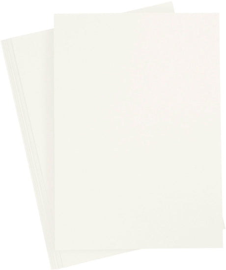 Creativ company wit karton 180 grams - wit a4 karton - hobbykarton - stevig papier - wit a4 papier 180 grams - knutselpapier knutselkarton - 21x29,7 cm - a4 - 20 vellen