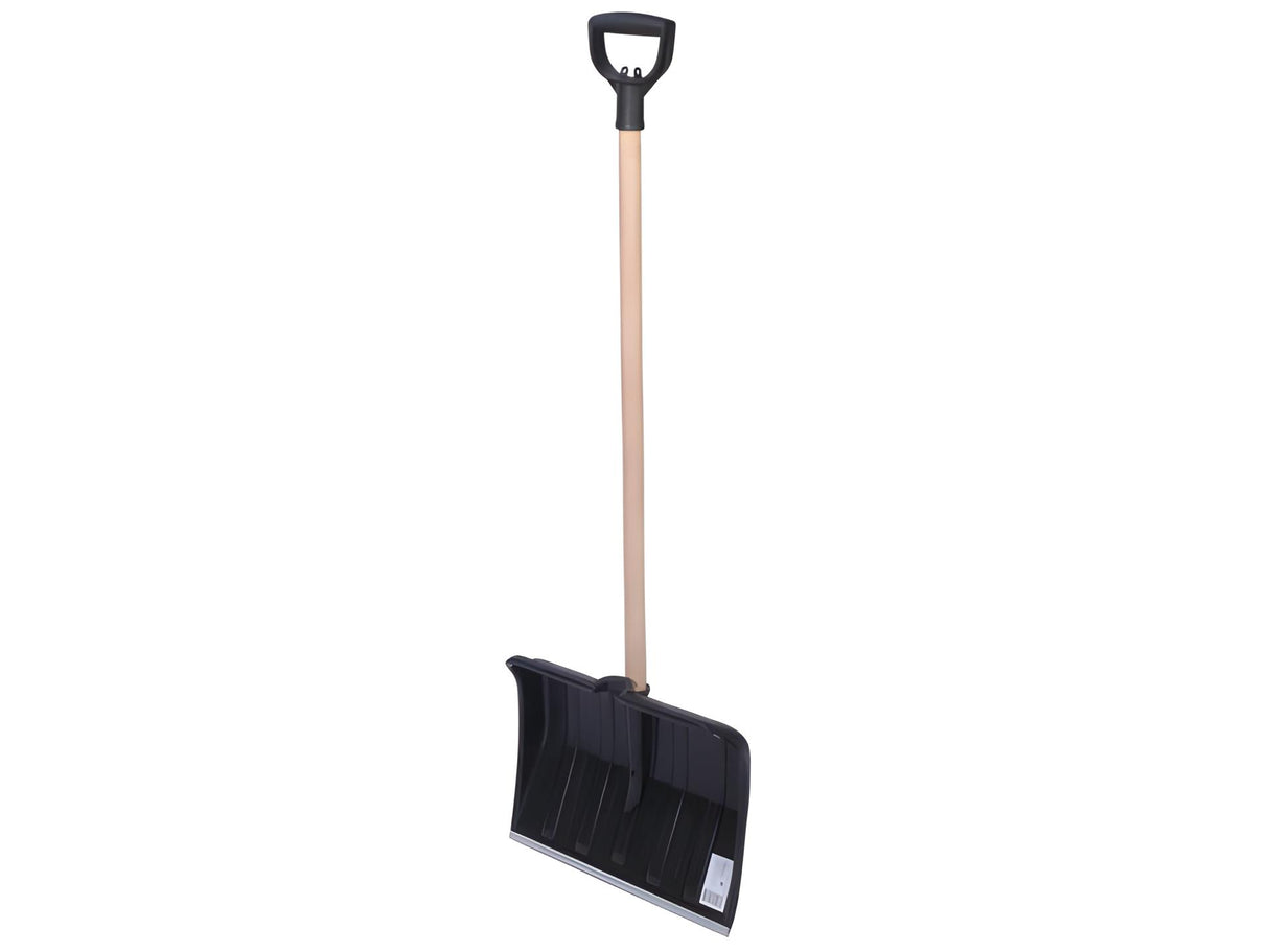 Pro garden sneeuwschep hout met kunststof 121x40x32 cm