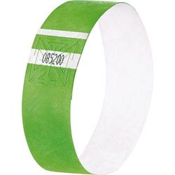 Evenementen polsbandjes sigel eb212 super soft neongroen