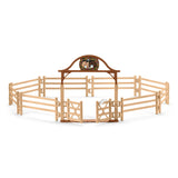 Schleich horse club omheining voor paarden met poort 42434