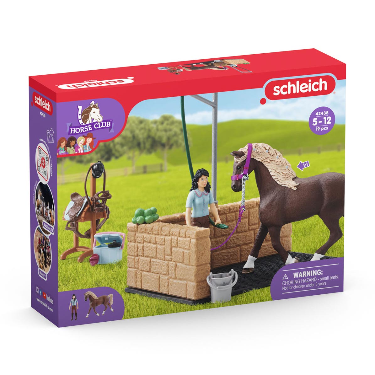 Schleich Horse Club Horse Wasbox z Emily i Van Hor 42438