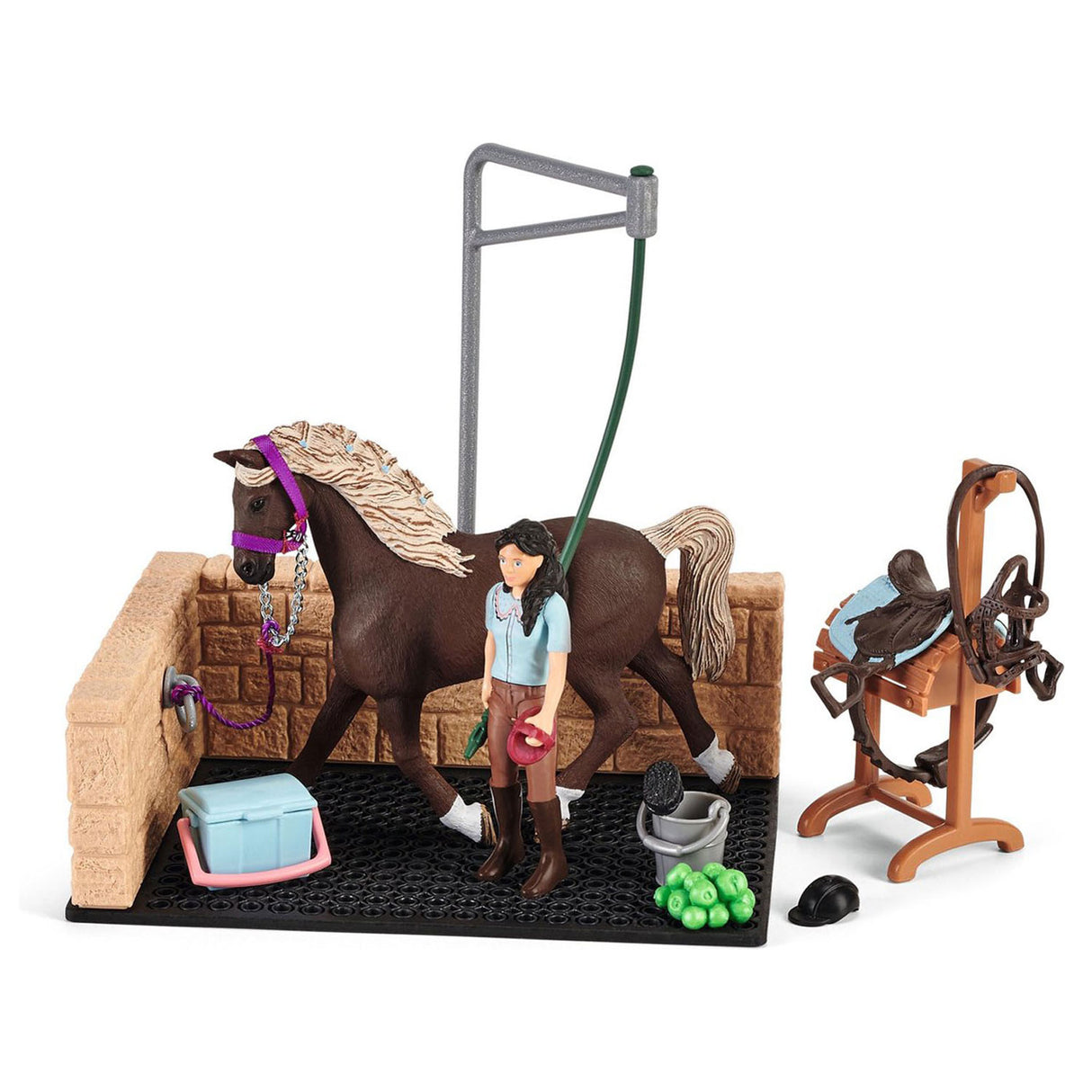 Schleich Horse Club Horse Wasbox z Emily i Van Hor 42438