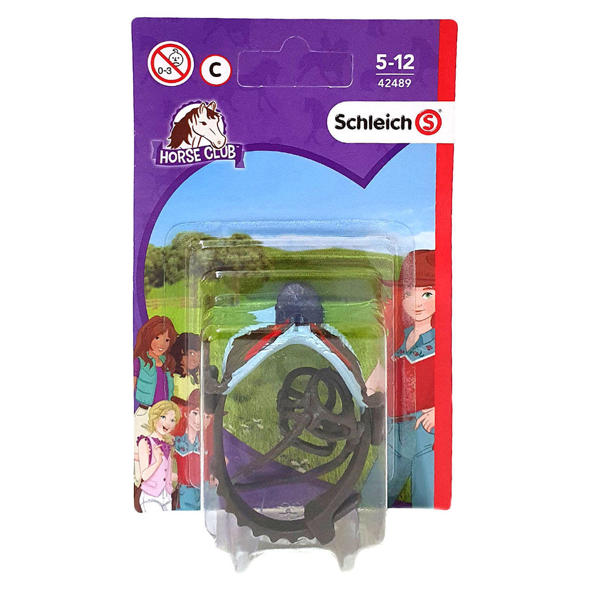 Schleich Horse Club sedlo in Halster in Cayenne 42489