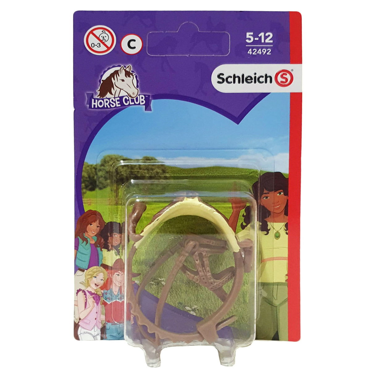 Schleich Horse Club Saddle y Halster Sarah y Mystery 42492