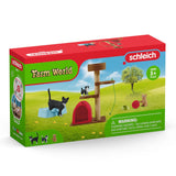 Schleich Farm World Hraje čas pro roztomilé kočky a kočky 42501