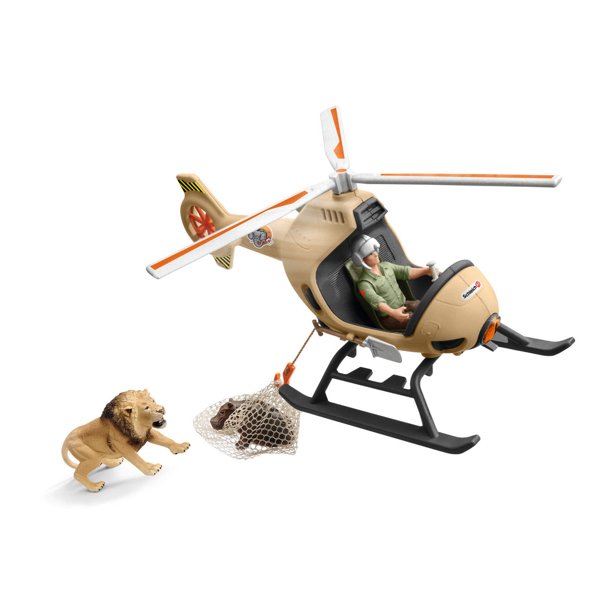 Schleich Wild Life Rescue Hubschrauber für Tiere 42476