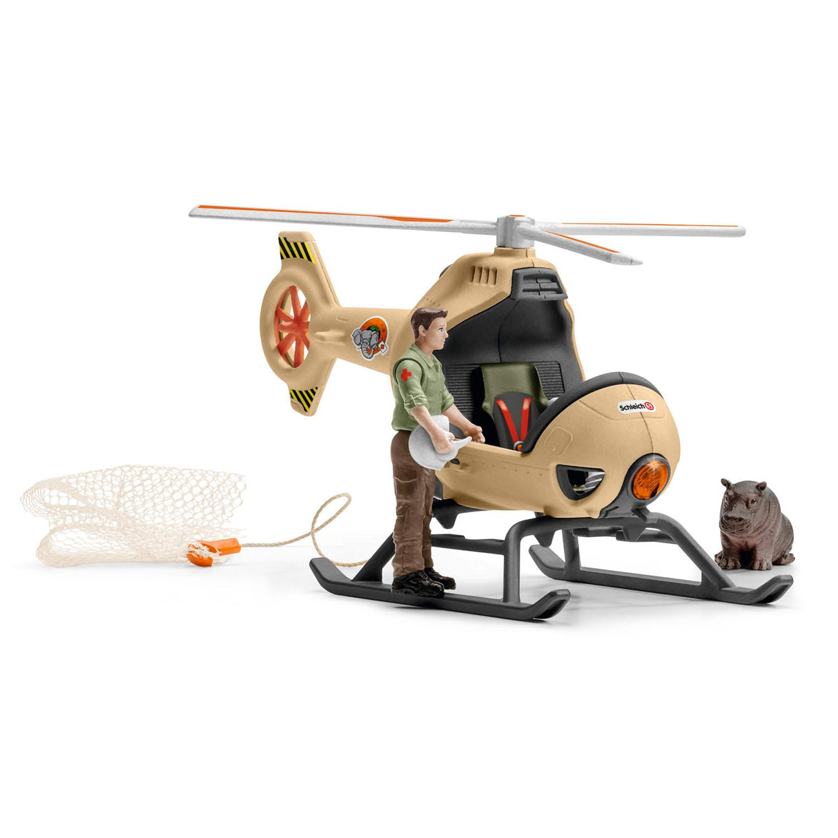 Schleich Wild Life Rescue Hubschrauber für Tiere 42476