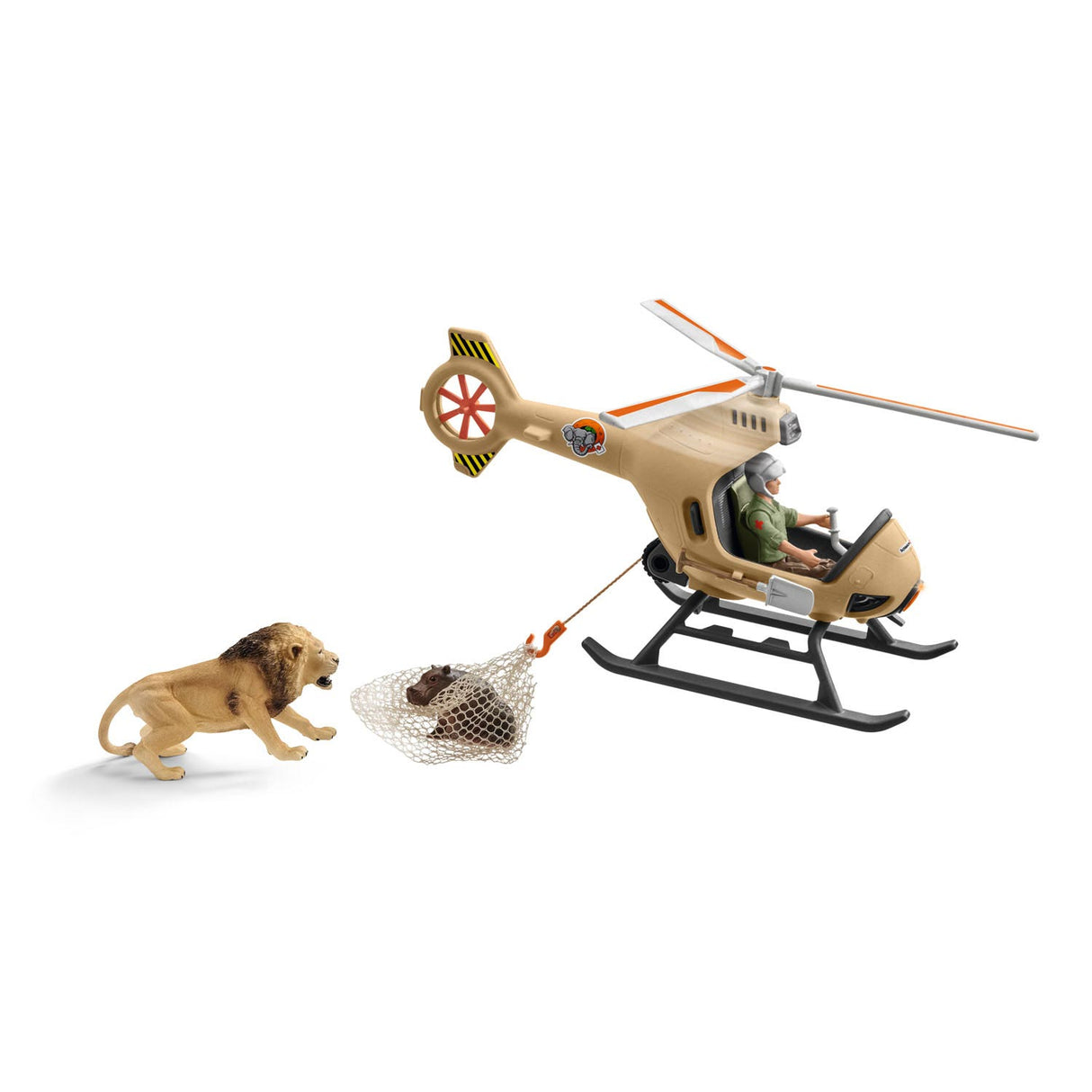 Schleich Wild Life Rescue Hubschrauber für Tiere 42476