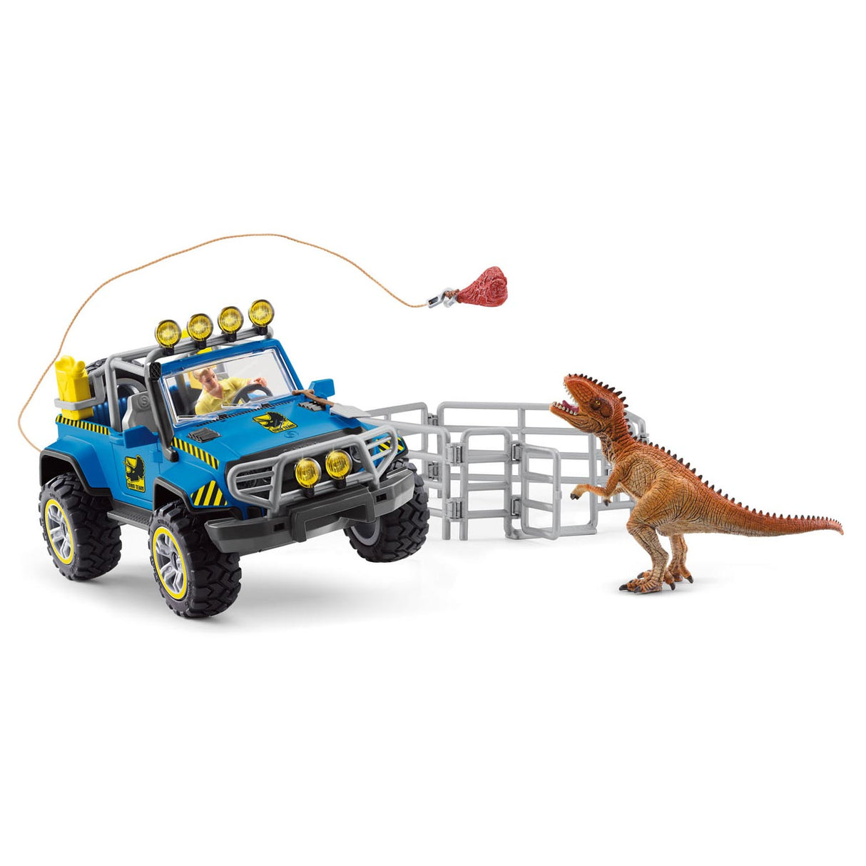 Schleich Dinosaures Vehículo todoterreno con Dino Wachtpost 41464