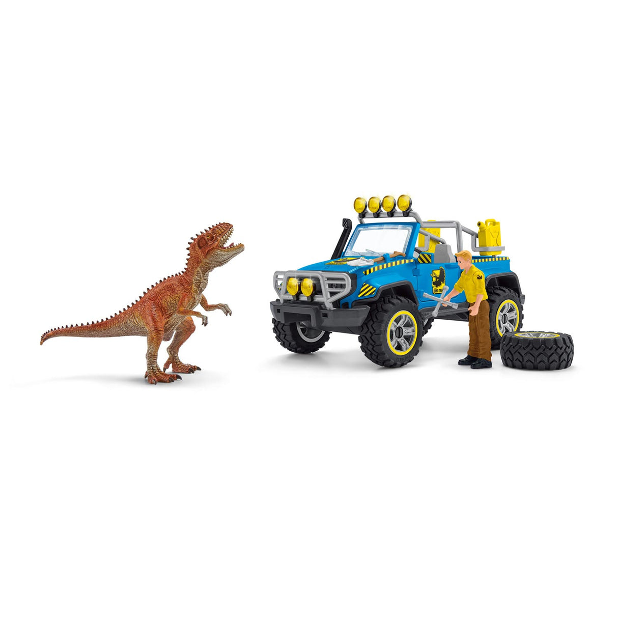 Schleich Dinosaures Vehículo todoterreno con Dino Wachtpost 41464