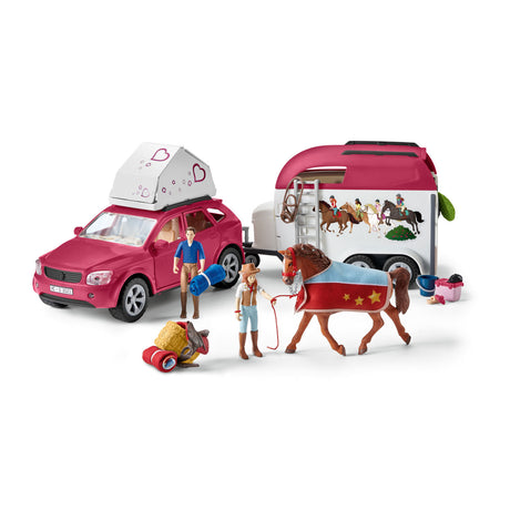 Schleich Horse Club Adventure with Car and Horse Trailer 42535