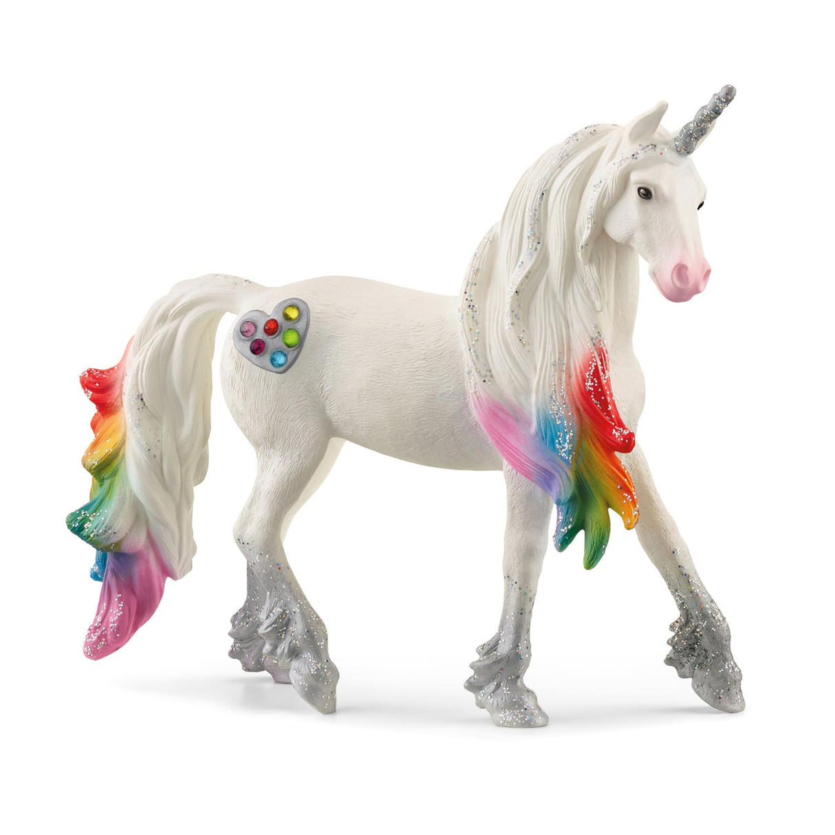 Schleich Bayala Regenboog Unicorn stallion 70725