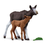 Schleich Wildlife Moose med kalv 42603