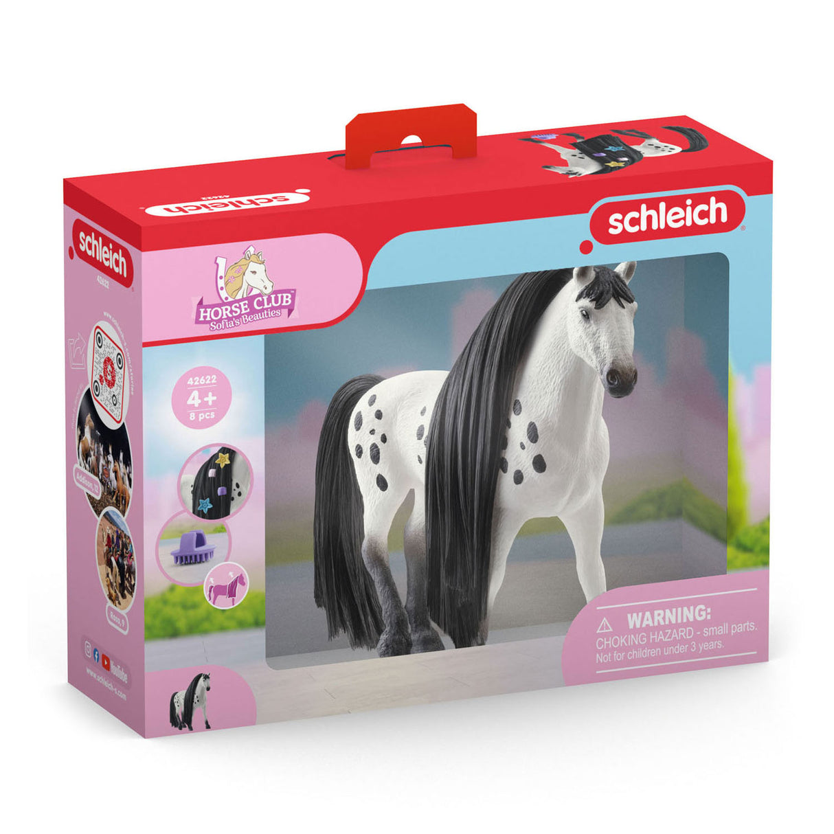 Schleich Horse Club Beautypaard Knabstrupperhever hřebce 42622