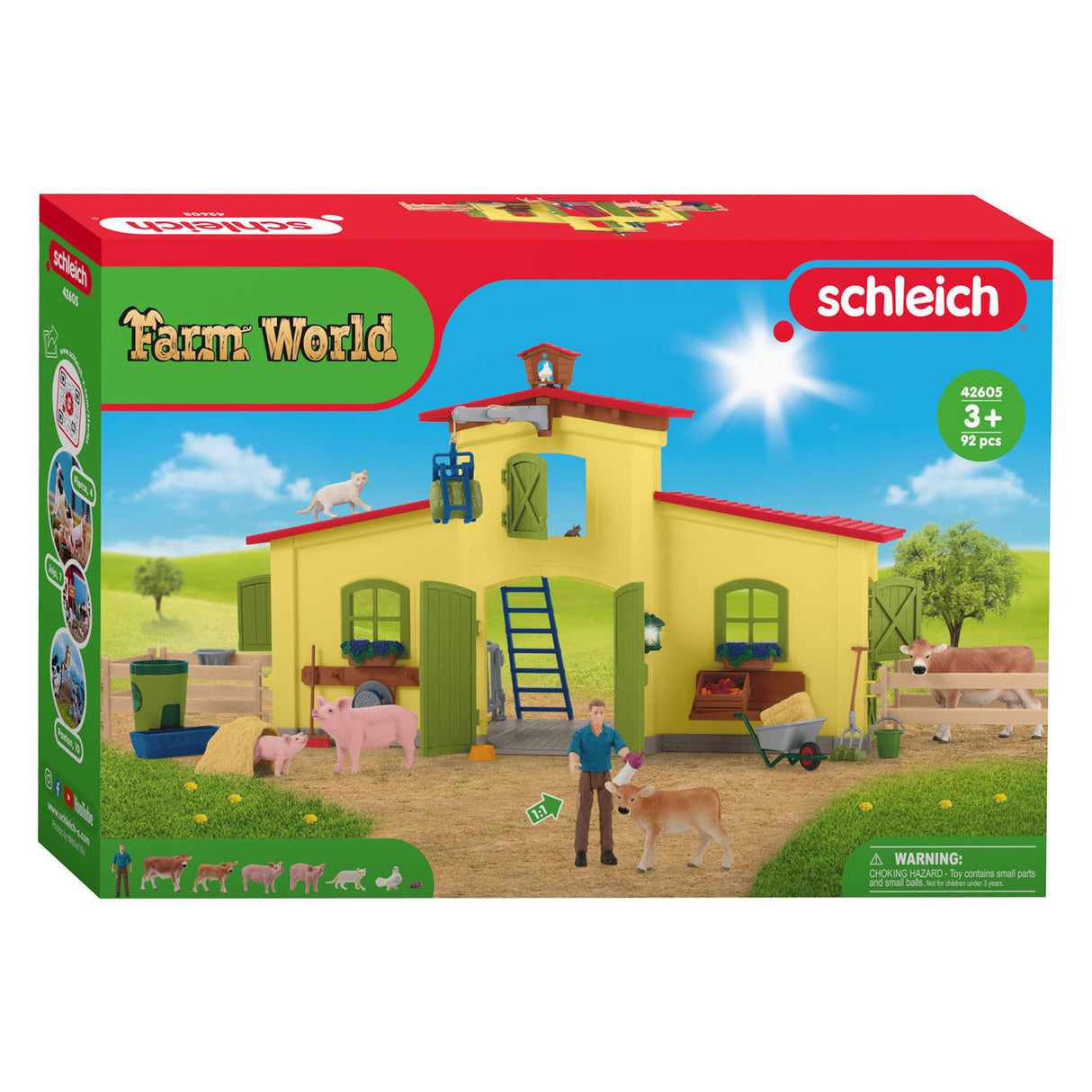 Schleich Farm World velik hlev 42605