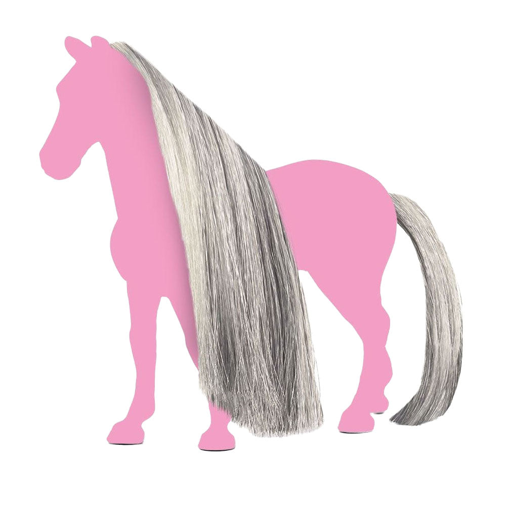 Schleich Horse Club Hair Beauty Horses Grey 42652