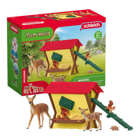 Schleich farm world de bosdieren voeren 42658