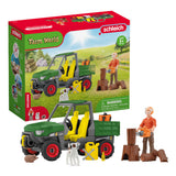 Schleich farm world houtzager met voertuig - 42659
