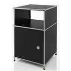 Bijzettafel floordirekt concept epure zwart 400 mm x 400 mm x 650 mm
