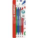 Stabilo pointball - balpen - colorful - navulbaar - etui met 4 kleuren