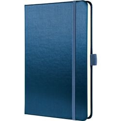 Sigel notitieboek a5 conceptum blue metallic lijn hardcover