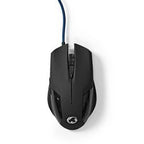 Gaming muis nedis gmwd110bk zwart