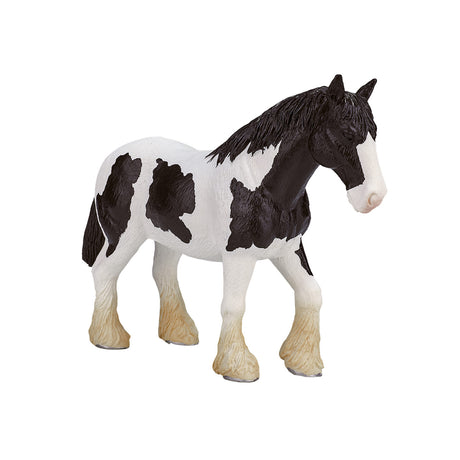 Mojo Horse World Clydesdale Pferd Schwarz und Weiß 387085