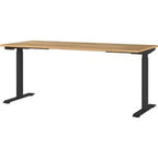 Zit-sta-bureau germania 7909-593be navarra-eiken, zwart t-voet