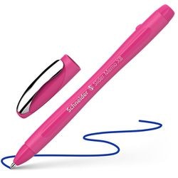 Schneider schrijfwaren schneider balpen - slider memo colour edition - schrijfbreedte xb - power pink - s-150219