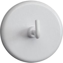Maul magneet rond 5 stuks 12 kg staal metaal ferriet met haken 3.6 x 4.7 x 4.7 cm wit