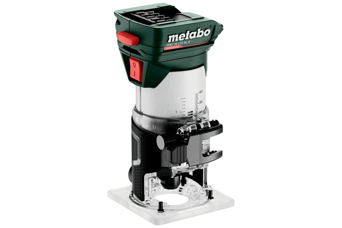 Metabo randfreesmachine fmv 18 ltx bl 8 2x4,0ah metabox