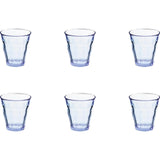 Duralex glas picardie blauw 200ml 6stks