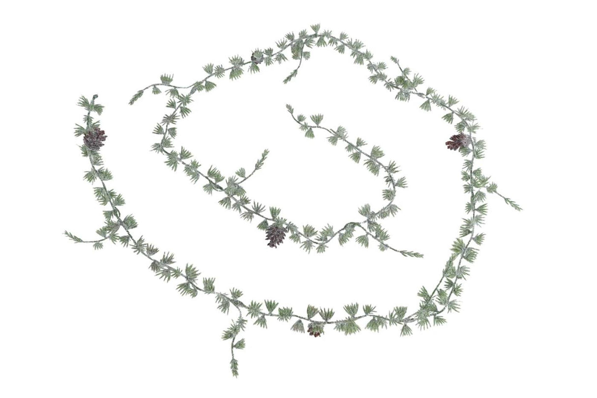 Guirlande lariks met glitter 180cm