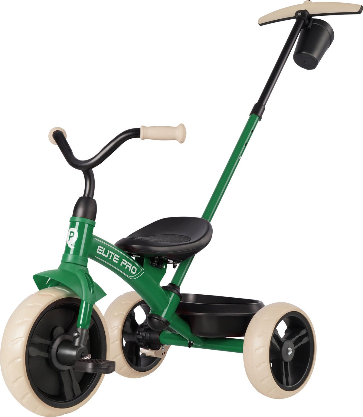 Qplay elite pro trike - green - 2-in-1 driewieler