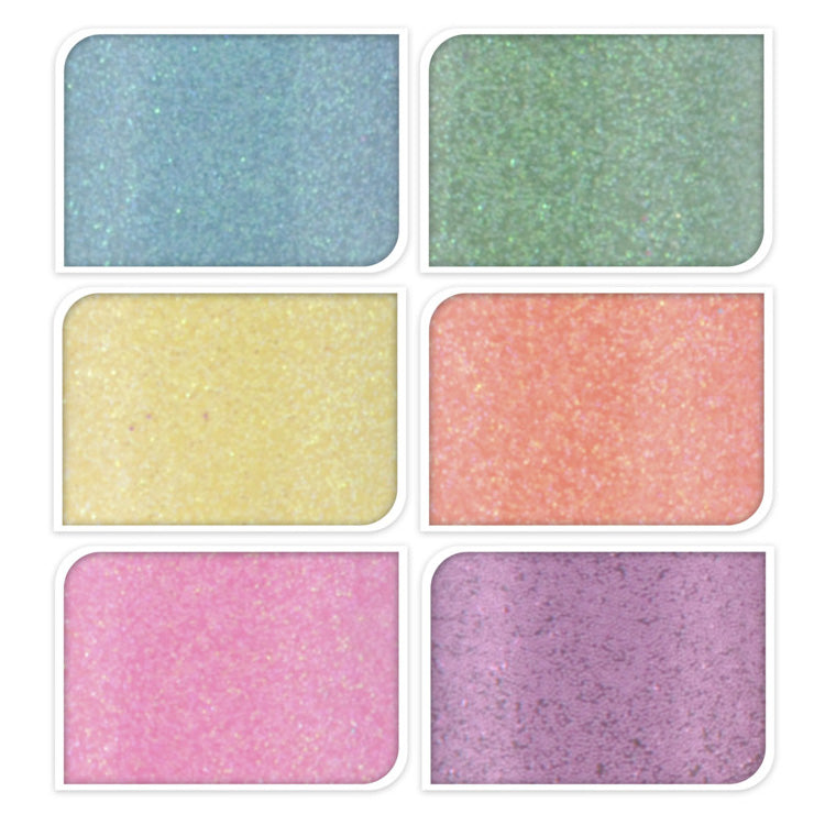 Deco Glitter in Flasche, 24 Flaschen (4x6 Farben)